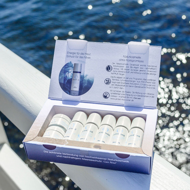Liebevoll zusammengestellte und praktische Kosmetik-, Geschenk- & Probier-Sets mit den Stars und Sternchen der maritimen Oceanwell-Pflegeserien