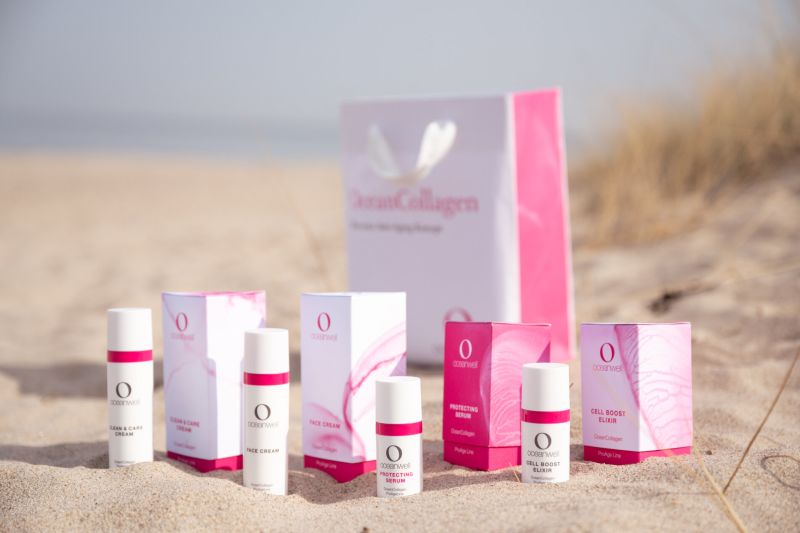 Die Pﬂegeserie, die deiner Haut zurückgibt, was ihr die Zeit genommen hat!  OceanCollagen ProAge Line ist die erste Naturkosmetik mit ozeanischem Kollagen – hochrein, hochqualitativ, hochwirksam.