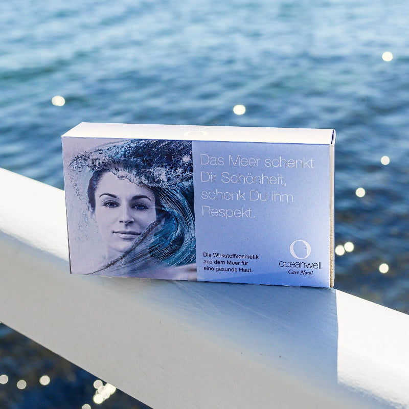 Gesamtübersicht über alle Kosmetik-, Nahrungsergänzungs- und Zubehör-Produkte von OCEANWELL, die dir zu einer gesamtheitlichen Hautgesundheit und strahlendem, natürlichen Aussehen verhelfen.