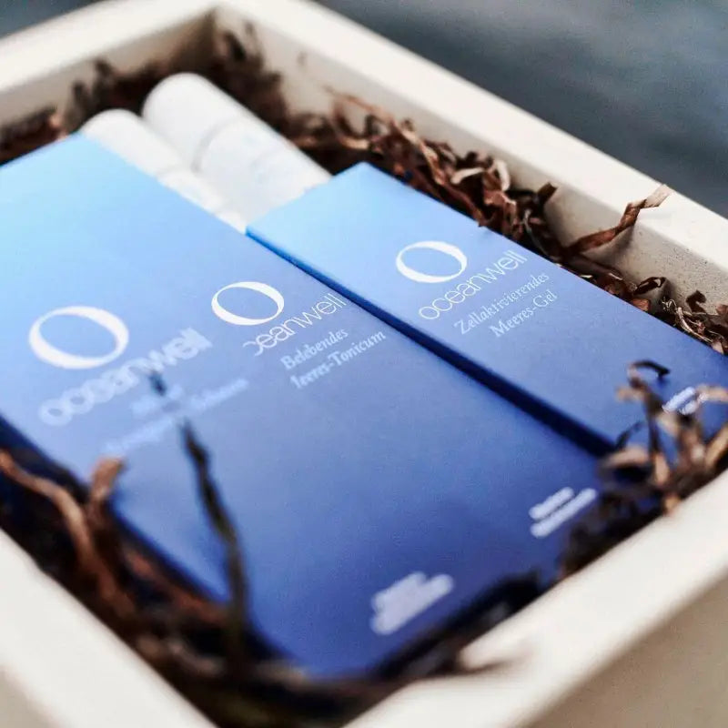 Liebevoll zusammengestellte und praktische Kosmetik-, Geschenk- &amp; Probier-Sets mit den Stars und Sternchen der maritimen Oceanwell-Pflegeserien