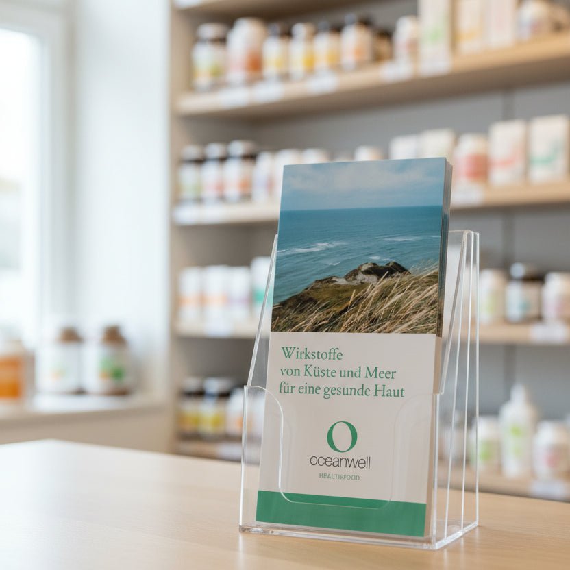 MEERESGARTEN PRODUKTFLYER "Healthfood" DIN lang (Verkaufsförderung) - BeautyVeda | Oceanwell PRODUKTFLYER "Healthfood" DIN lang (Verkaufsförderung) Nahrungsmittel, PROFESSIONAL,