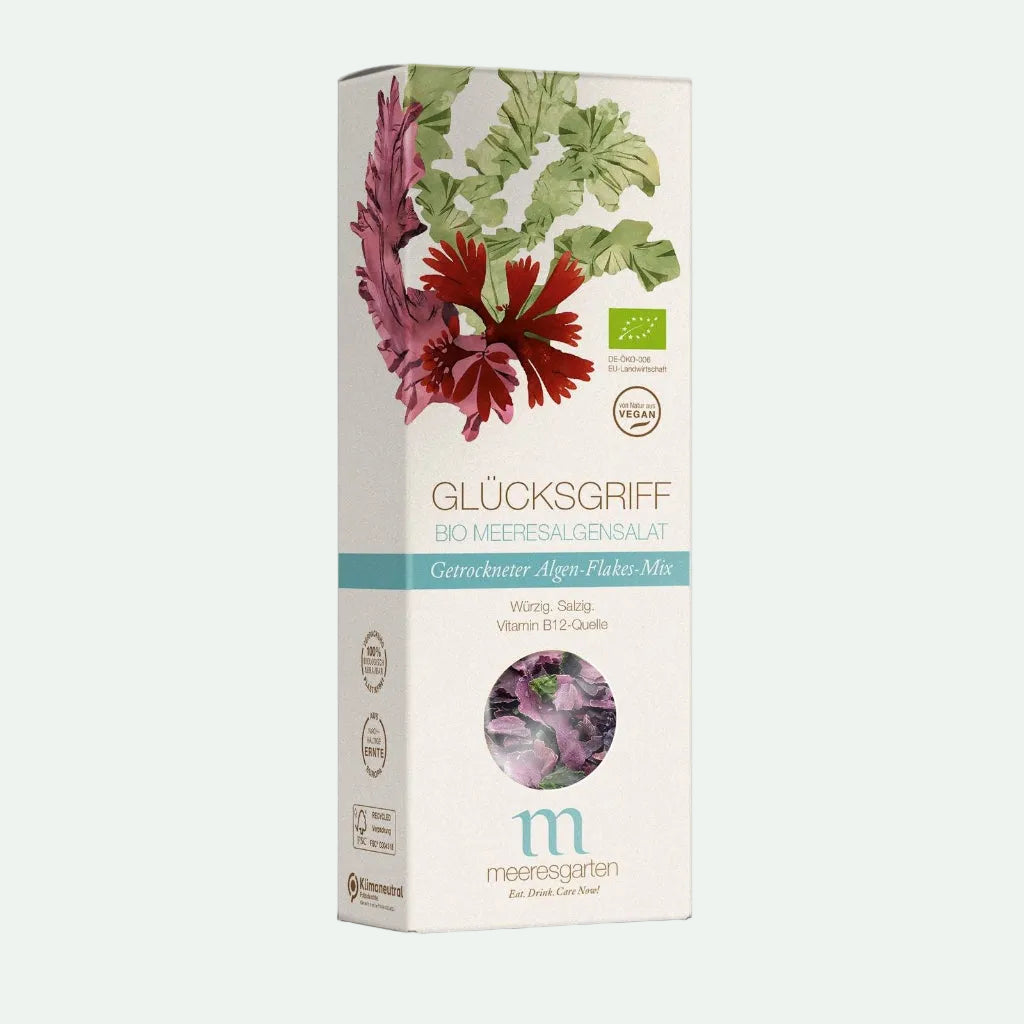 Oceanwell Meeresgarten Glücksgriff Bio-Meeresalgensalat und Algenflakes-Mix