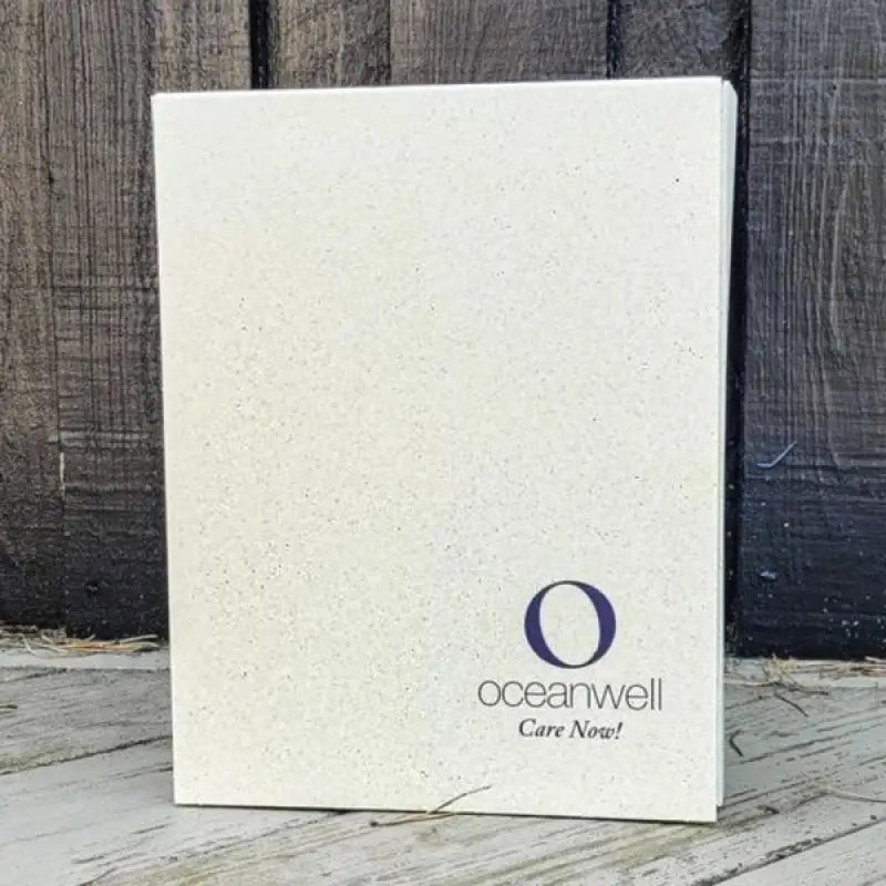 GESCHENKBOX aus Graspapier + Seegras-Füllung | Verkaufsförderung.