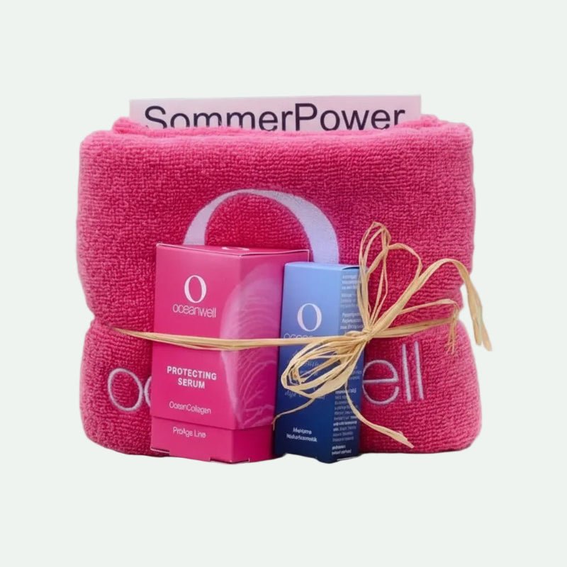 OCEANWELL Kosmetik - Set "SOMMER - POWER" | Kosmetik - Set für reife Haut - BeautyVeda | Oceanwell Hotelkosmetik Set "SOMMER - POWER" | Professionelle Kosmetik für reife Haut After Sun, Anti - Aging, Basic