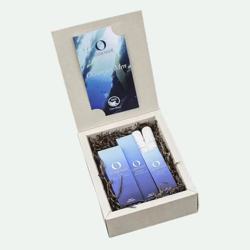 Kombi Box "OCEAN FOR MEN" | Naturkosmetik Set für Männer professionell.