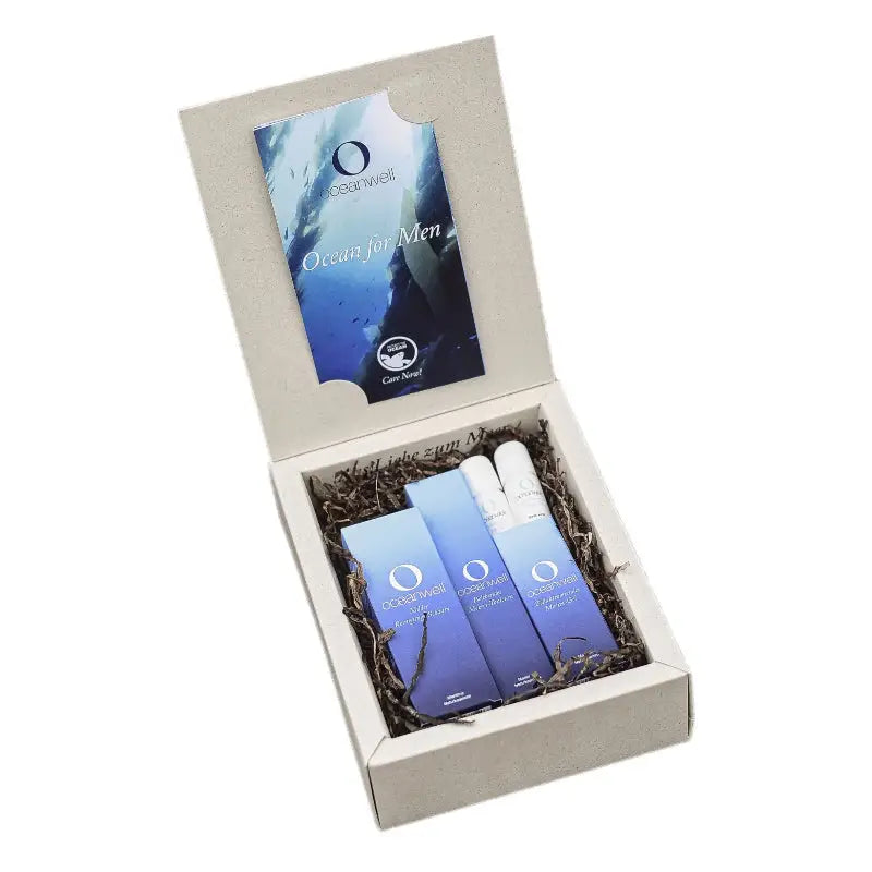 Kombi Box "OCEAN FOR MEN" | Naturkosmetik Set für Männer professionell.
