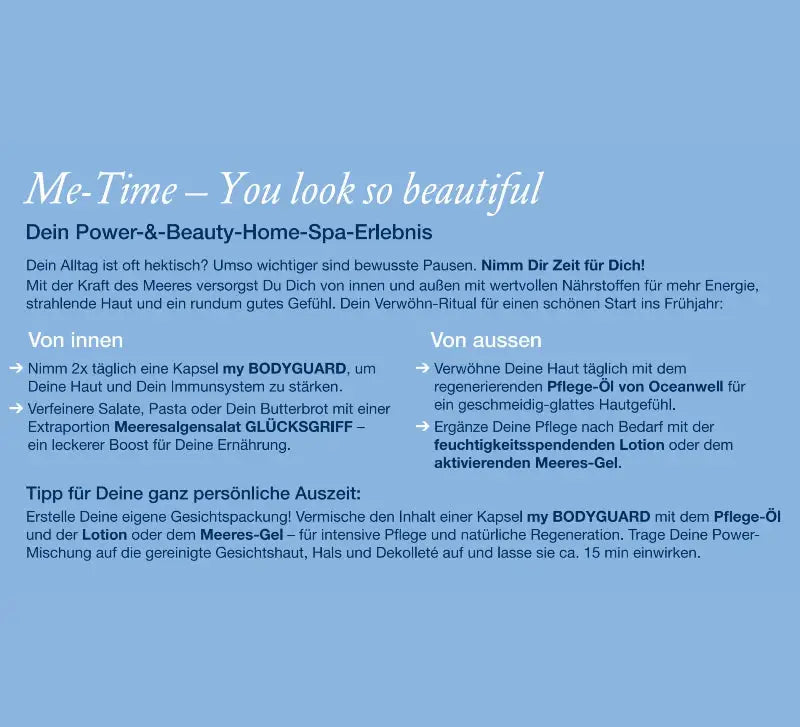 Kosmetik-Set "MEERZEIT".