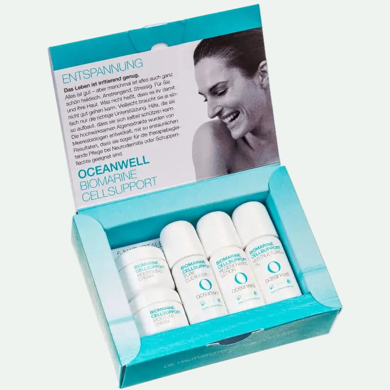 PROBEN- & REISE-SET, 5 Proben-Algen-Kosmetik.